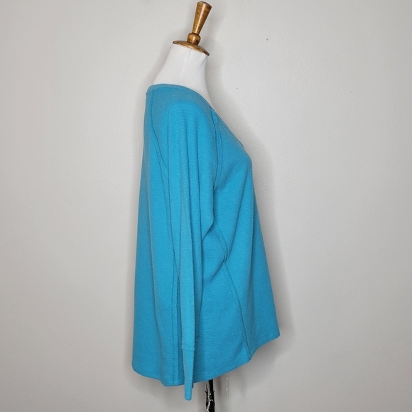 Wildfox Haley Brushed Sweater‎ In Peacock Sz M - Picture 5 of 8